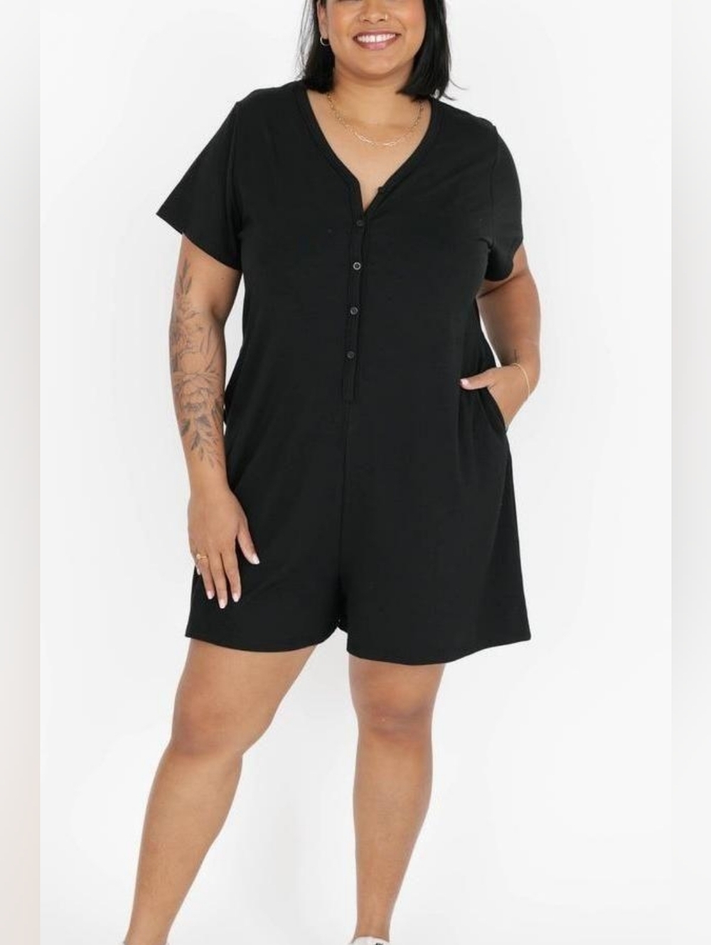Smash + Tess Sunday Henley Romper